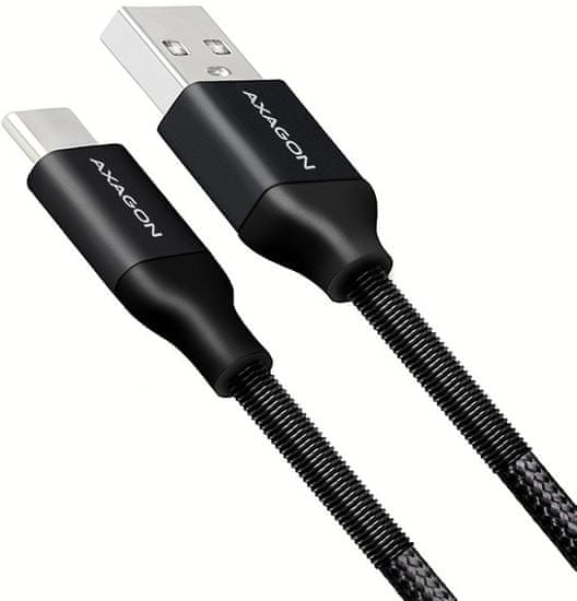 AXAGON Kábel USB-C > USB-A BUCM-AM20SB, fekete