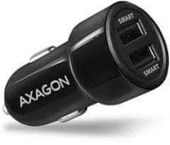 AXAGON SMART autós töltő, 2× 5 V PWC-5V5