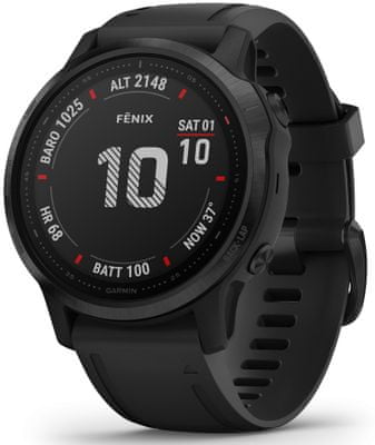 Garmin fénix 6S PRO okosóra, smart watch, fejlett, outdoor, sport, ellenálló, hosszú üzemidejű akkumulátor, zenelejátszó