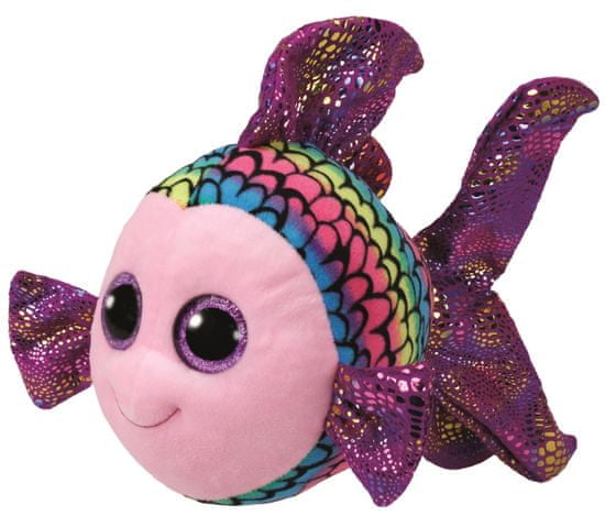 TY Beanie Boos Flippy - színes hal, 24 cm