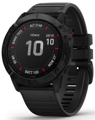 Okosóra Garmin fénix 6X PRO, smart watch, fejlett, outdoor, sport, ellenálló, hosszú akkumulátor üzemidő, zenelejátszó