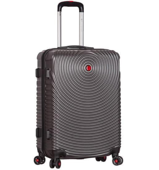 Sirocco Utazó bőrönd T-1157/3-S ABS - charcoal