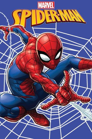 Jerry Fabrics Fleece takaró Spider-man pókháló