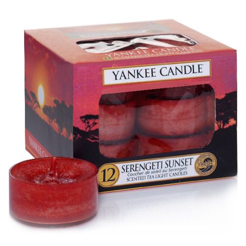 Yankee Candle Yankee gyertya tea gyertyák, Naplemente a Serengeti-ben, 12 db