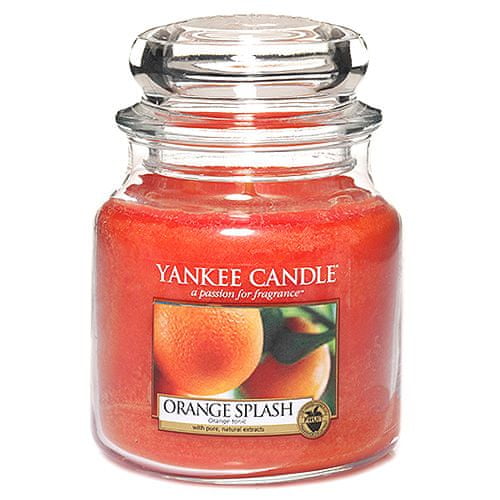 Yankee Candle gyertya üvegedénybe, Narancslé, 410 g
