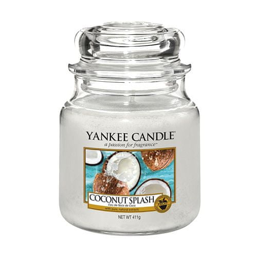 Yankee Candle Gyertya egy üvegedénybe a Yankee gyertyát, Kókusz frissítő, 410 g
