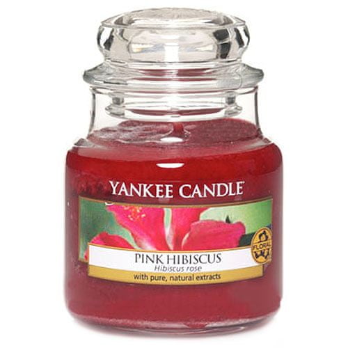 Yankee Candle Gyertya egy üvegedénybe a Yankee gyertyát, Rózsaszín hibiszkusz, 104 g