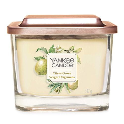 Yankee Candle Gyertya egy üvegváza Yankee gyertya, Citrus-liget, 347 g