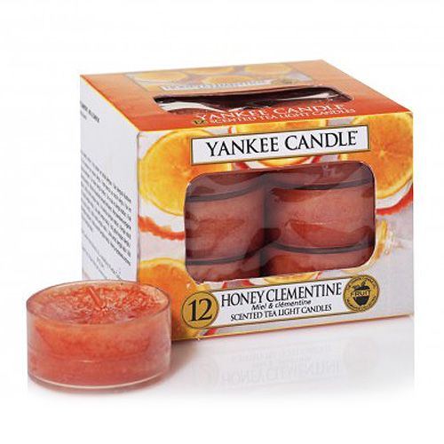 Yankee Candle Yankee gyertya tea gyertyák, Klementin mézzel, 12 db