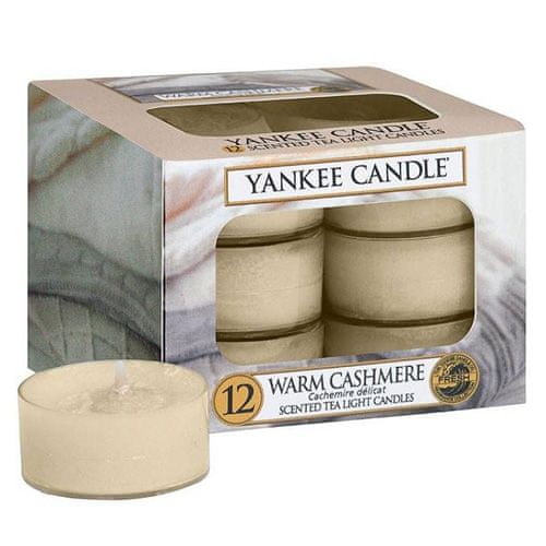 Yankee Candle Yankee gyertya tea gyertyák, Meleg kasmír, 12 db