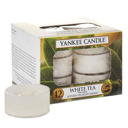Yankee Candle Yankee gyertya tea gyertyák, Fehér tea, 12 db