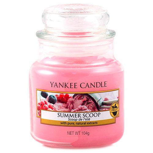 Yankee Candle Gyertya egy üvegedénybe a Yankee gyertyát, Kanál nyári fagylalt, 104 g