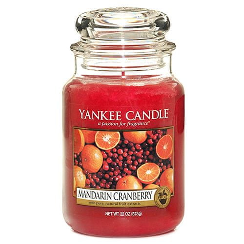 Yankee Candle Gyertya egy üvegedénybe a Yankee gyertyát, Mandarin áfonyával, 623 g
