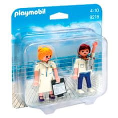 Playmobil Duo Pack Stewardess és tiszt, Ünnepek, 5 darab