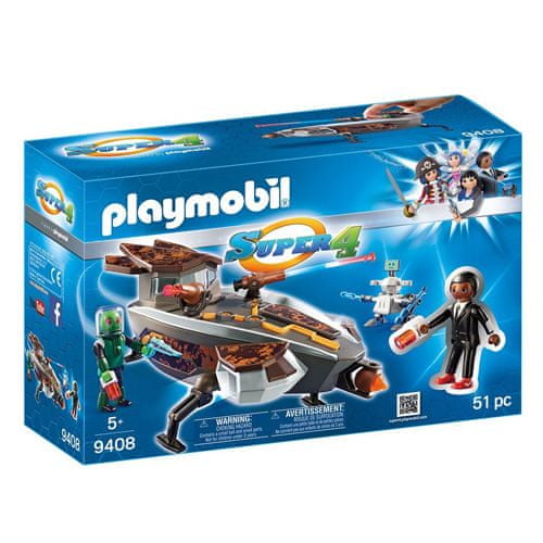 Playmobil A Sycrons és a Gene űrhajója, Super 4, 51 darab