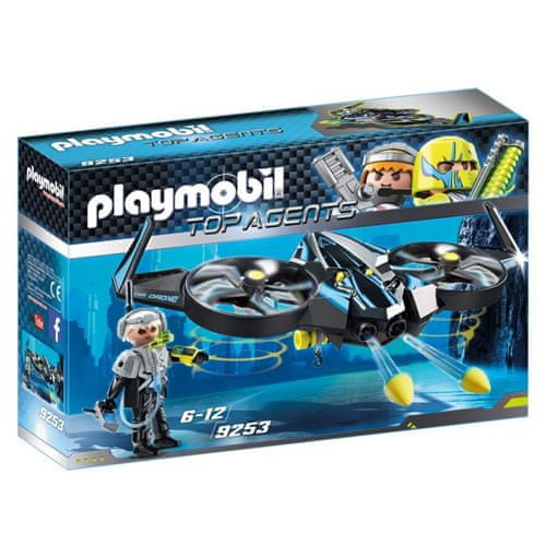 Playmobil Mega drone , TOP ügynökök, 50 darab