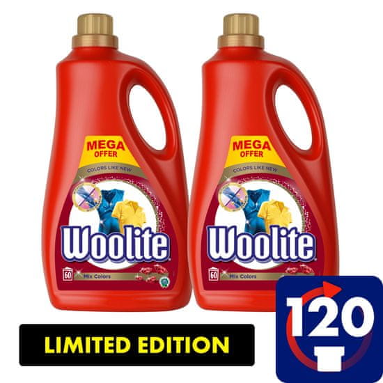 Woolite Mix Colors 7.2 l / 120 mosásra