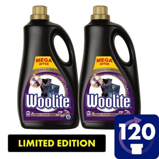 Woolite Dark, Black & Denim 7.2 l / 120 mosásra