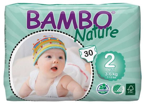 Bambo Nature 2 Mini (3-6 kg) 30 db