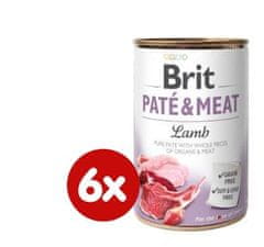 Brit Pástétom & Meat Lamb 6 x 400 g