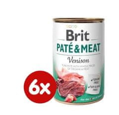 Brit Pástétom & Meat Venison 6 x 400 g