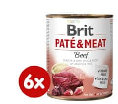Brit Paté & Meat Beef 6x800g