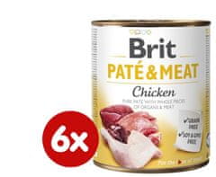Brit Paté & Meat Chicken 6x800g