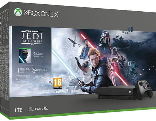 Microsoft Xbox One X 1TB + StarWars Jedi: Fallen Order
