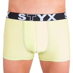 Styx Nagyméretű zöldes férfi boxeralsó sport gumi (R4) - méret XXXL