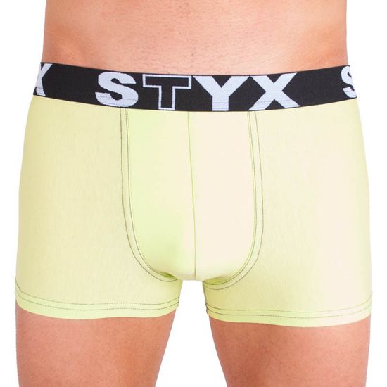 Styx Nagyméretű zöldes férfi boxeralsó sport gumi (R4)