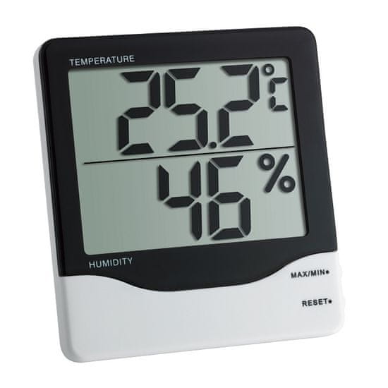 TFA 30.5002 Digitális hőmérő nedvességmérővel, fekete-fehér