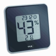 TFA 30.5021.01 STYLE Digitális hőmérő nedvességmérővel, fekete