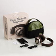 REMAX AA-1262 RB-500HB headset (barna) Bluetooth fejhallgató, barna