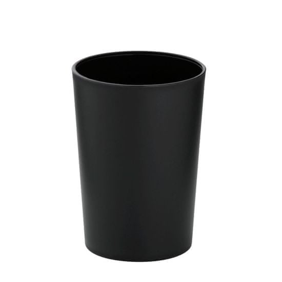 Kela pohár MARTA műanyag fekete H 11cm / W 8cm KL-24201