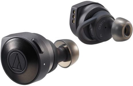 Plug-in sport fejhallgató audio-technica ath-cks5tw Bluetooth 5.0 2-rétegű víz- és verejtékálló IPx2 kihangosító mikrofon Qualcomm CVV 15h tartós töltő tok