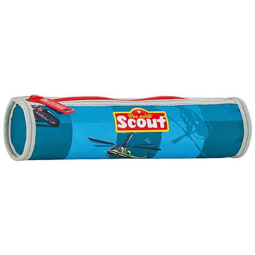 Scout Iskolai tolltartó , kerek, helikopter motívum, Basic