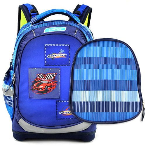 Target Cél iskolai hátizsák, Versenyautó, kék