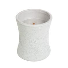 Woodwick Gyertyakerámia ovális váza , Cédrusfa füst, 133,2 g