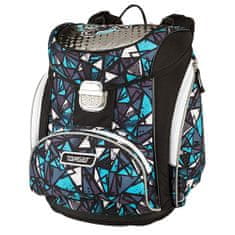 Target Cél iskolai táska, MX Race, kék minták