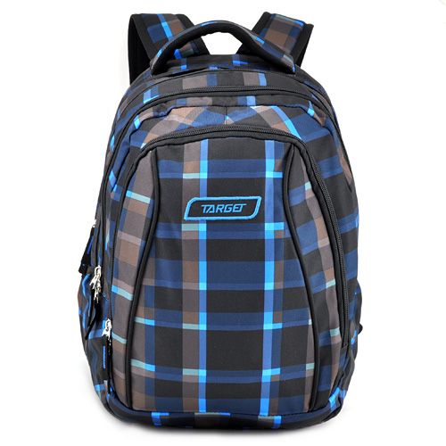 Target Iskolai hátizsák 2in1 , Szürke-kék-fekete