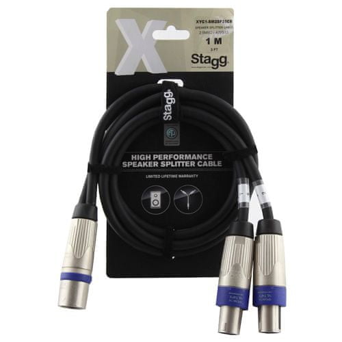 Stagg hangszóró kábel, XYC1-SF2SM25C