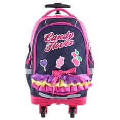 Target t kocsi iskolai hátizsák, Cukorka virág, lila
