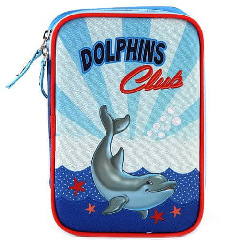 Target Iskolai ceruza tok cél kitöltéssel, Dolphins Club, kék színű