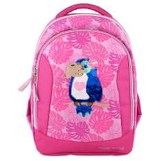 Top Model Iskolai hátizsák l, Toucan, változó flitterekkel, rózsaszín