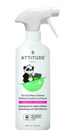 Attitude Tisztítószer gyermekfelületekhez/játékokhoz illat nélkül permetezővel 475 ml