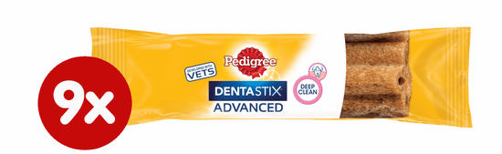 Pedigree Dentastix Advanced közepes és nagy kutyák számára 9× 82 g