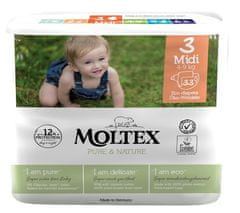 MOLTEX Pelenka Pure & Nature Midi 4-9 kg (33 db)
