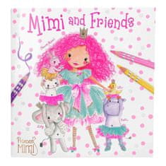 Princess Mimi Mimi hercegnő színező oldal, Mimi hercegnő és barátai