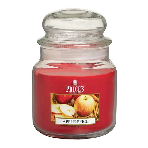 Price's Candles Gyertya üvegedénybe Ár gyertyák, Fűszeres alma, 411 g