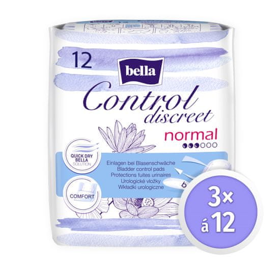 Bella Control Discreet Normál 12 db × 3